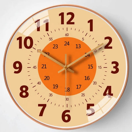 Educational Wall Clock  Colorful Time Learning Display For Kids - Product detail 4