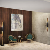 Minimalist LED Wall Sconce  Linear Black Aluminium Design - Product detail 6