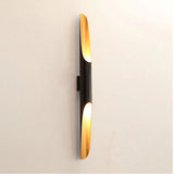Minimalist LED Wall Sconce  Linear Black Aluminium Design - Product detail 12