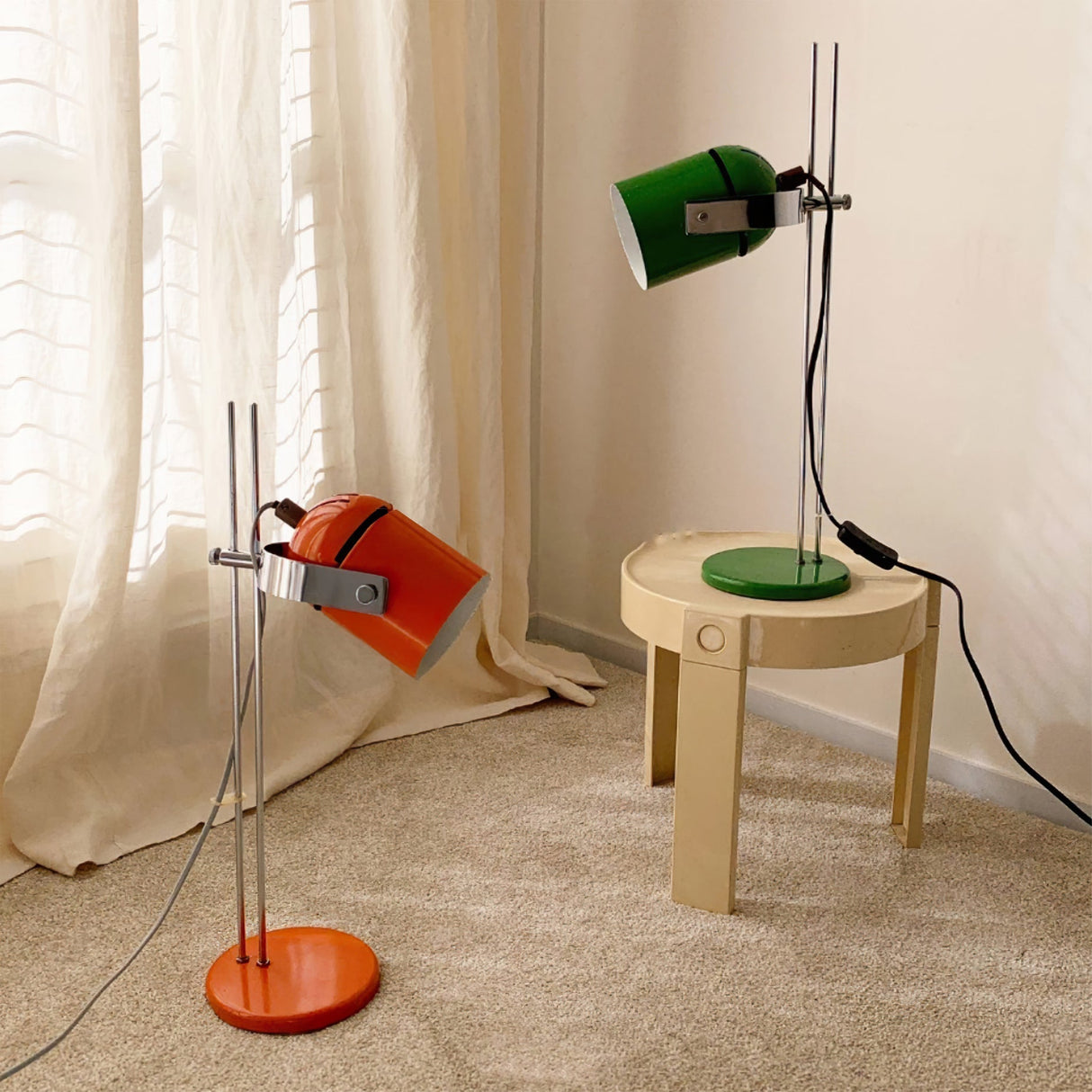 Modern Task Table Lamp  Adjustable Green Metal Design - Product detail 4