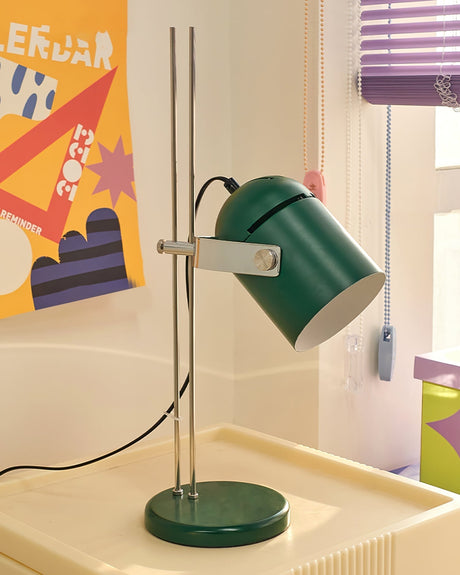 Modern Task Table Lamp  Adjustable Green Metal Design - Product detail 9