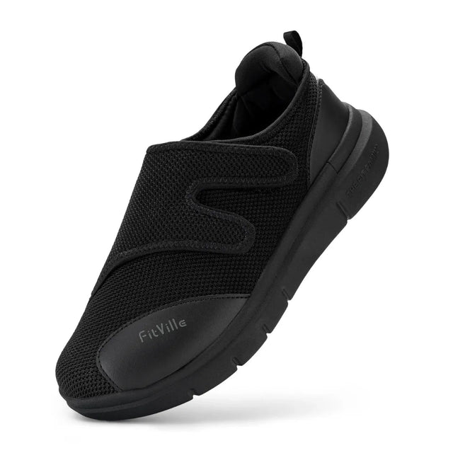 Orthopedic Walking Shoes  Breathable Mesh with Velcro Closure - Product showcase