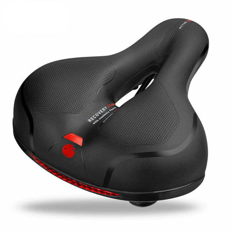 Gel Padded Bicycle Saddle  Shock Absorbing Memory Foam Comfort Seat - Product showcase