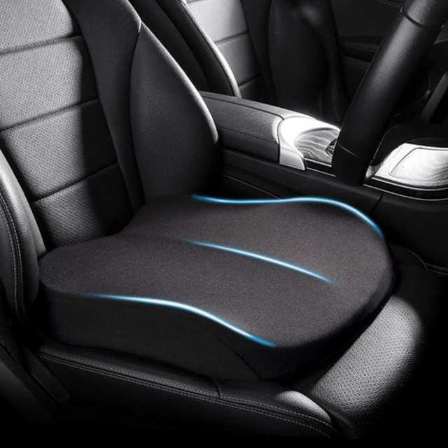Memory Foam Car Seat Cushion  Ergonomic Support with Non-Slip Base - Product showcase