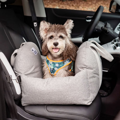 Dog Car Seat Bed  Adjustable Safety Straps and Washable Cover - Product detail 26