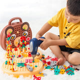 Educational Construction Playset  Electric Drill STEM Building Kit - Detailed view