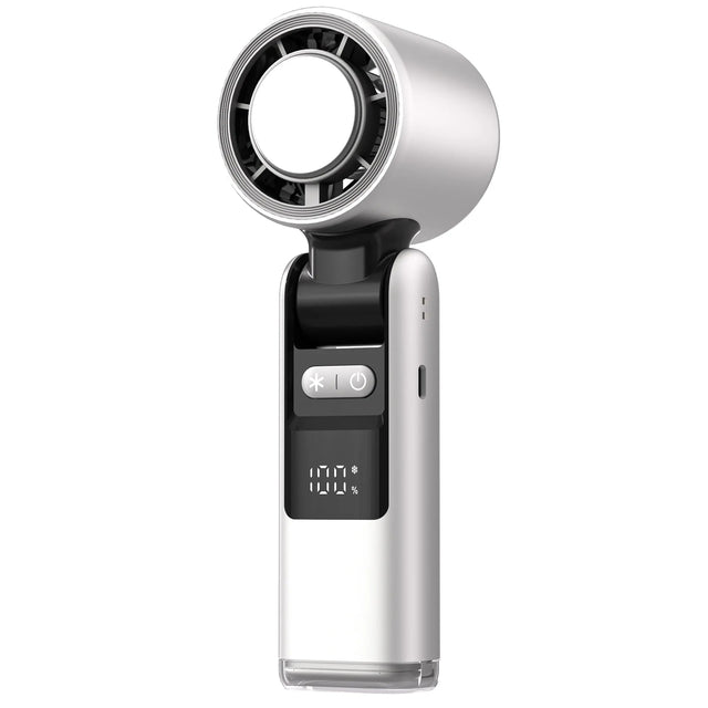 Portable Mini Fan  Digital Display  100 Speed Settings - Product showcase
