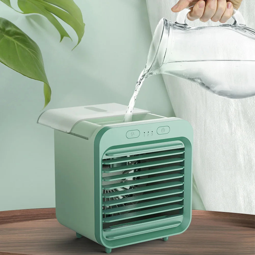 Portable Air Cooler Mini  3-Speed USB Cooling Fan With Humidifier - Detailed view