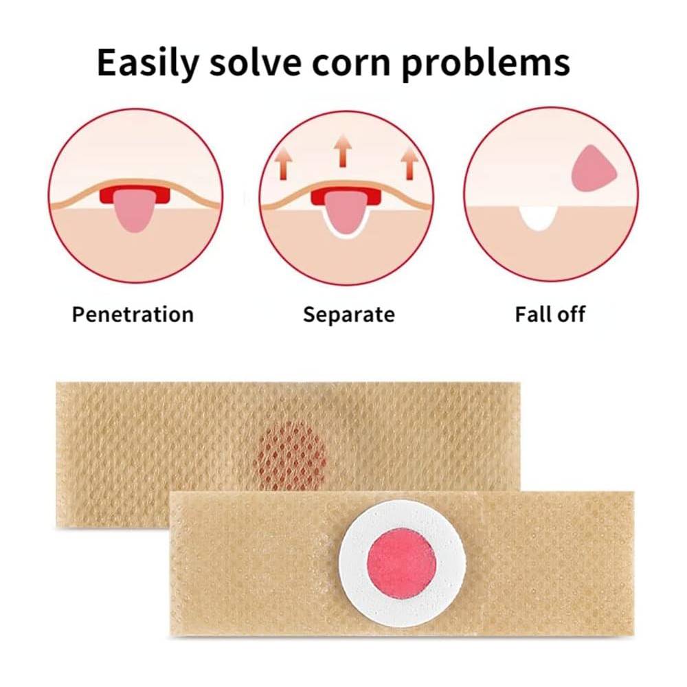 Foot Care Corn Pads  Medical-Grade Pain Relief Plasters - Product example
