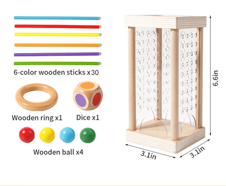 Montessori Counting Rods Set  Colorful Wooden Educational Sticks - Product detail 9