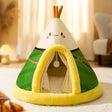 Cat Tent Bed  Soft Fleece Heated Pet Cave - Product detail 7