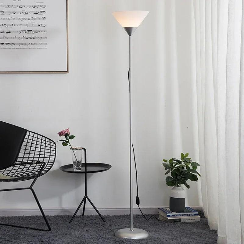 Modern LED Floor Lamp  Minimalist Black Metal Design - Detailed view