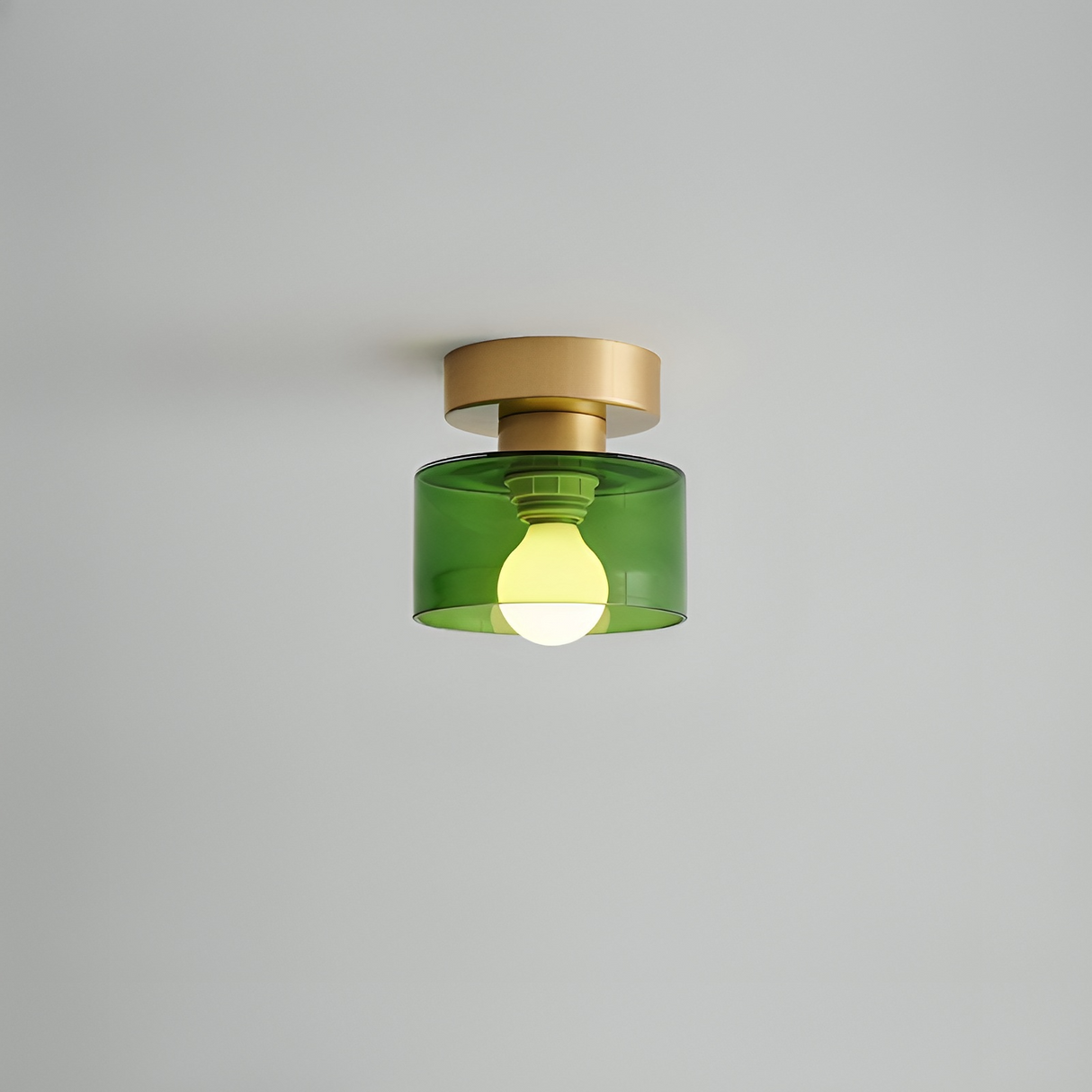 Bauhaus Ceiling Light  Modern White Glass Shade - Product detail 11