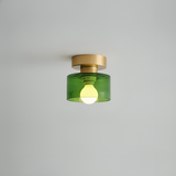 Bauhaus Ceiling Light  Modern White Glass Shade - Product detail 11