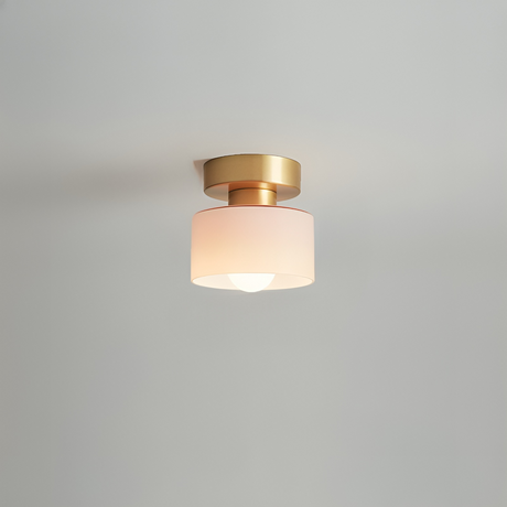 Bauhaus Ceiling Light  Modern White Glass Shade - Product detail 5
