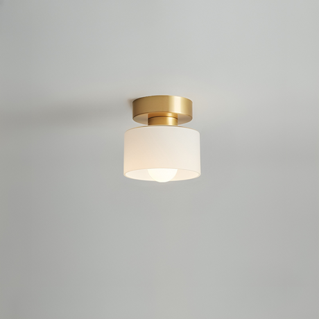 Bauhaus Ceiling Light  Modern White Glass Shade - Product detail 6