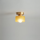 Bauhaus Ceiling Light  Modern White Glass Shade - Product detail 9
