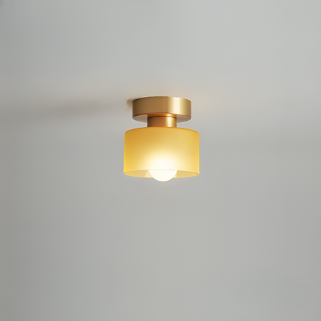 Bauhaus Ceiling Light  Modern White Glass Shade - Product detail 9