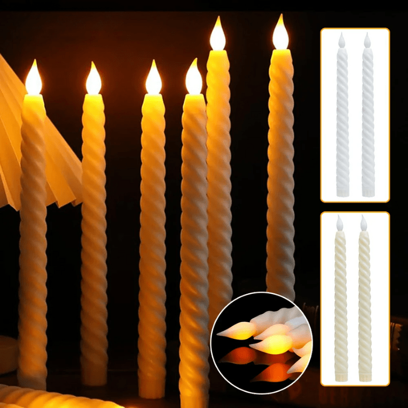LED Christmas Candles  3D Flame Effect Design - Product detail 5