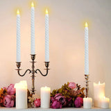 LED Christmas Candles  3D Flame Effect Design - Detailed view