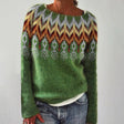 Nordic Winter Sweater  Icelandic Fair Isle Pattern - Product example