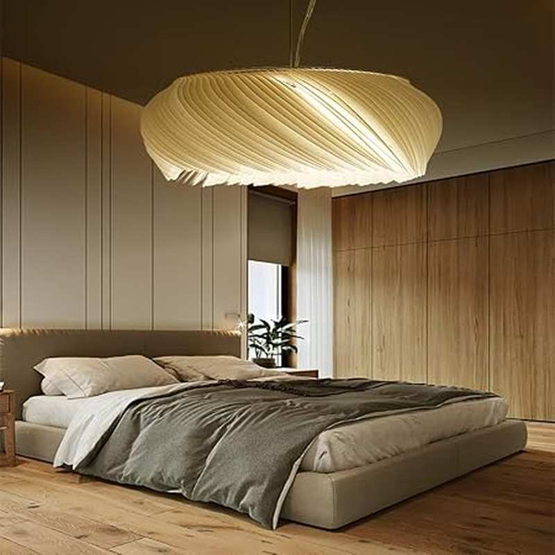 Modern Acrylic Pendant Light  Transparent Wave Design - Product example