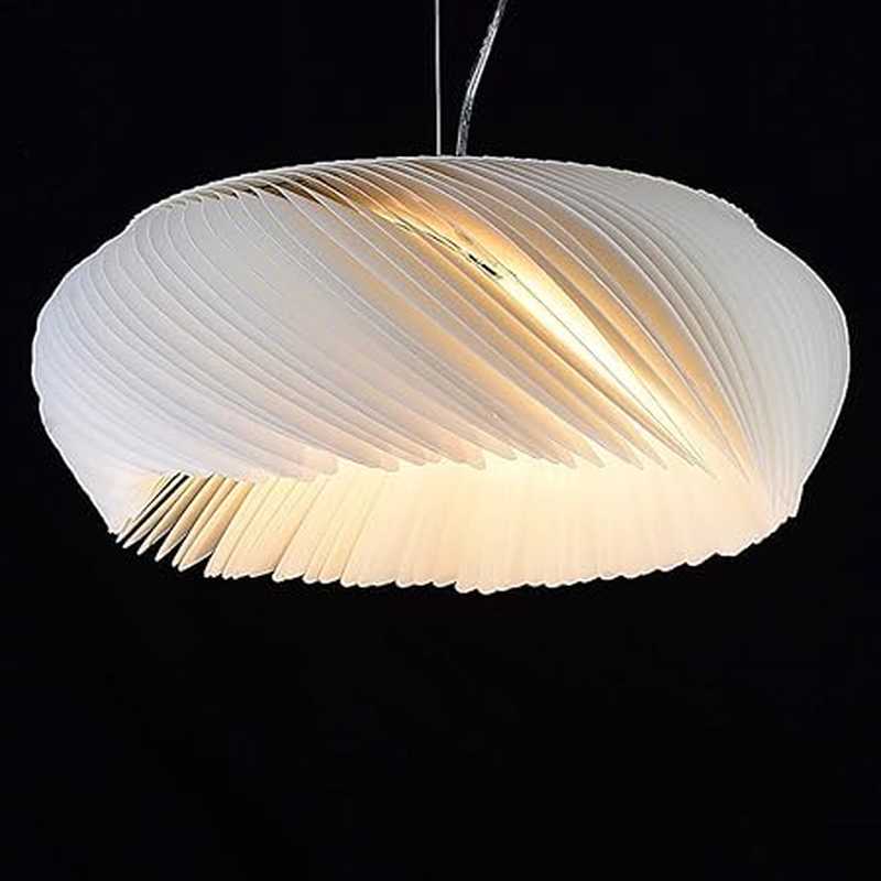 Modern Acrylic Pendant Light  Transparent Wave Design - Product detail 7