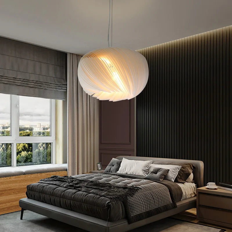Modern Acrylic Pendant Light  Transparent Wave Design - Product detail 6