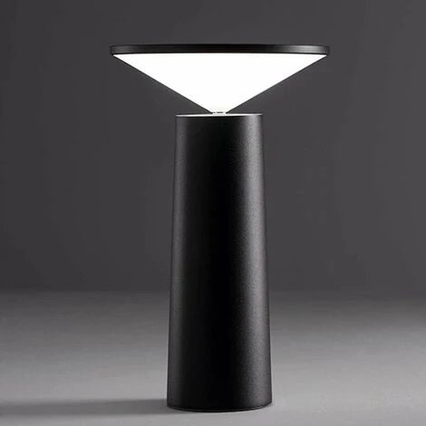Modern LED Table Lamp  Swivel Head Black Metal Design - Product detail 4