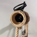 Rustic Rope Ceiling Light  Industrial Cage Pendant Design - Product detail 8