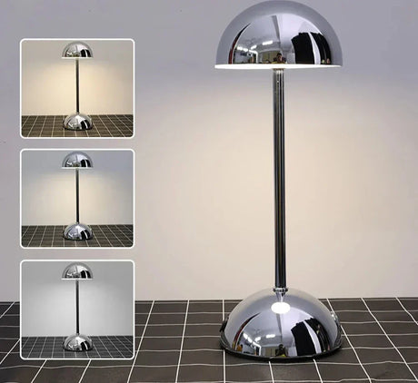 Modern LED Table Lamp  Brushed Gold Metal Design - Product detail 7