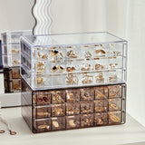 Clear Jewelry Storage Box  3-Layer Organizer With 72 Compartments - Product detail 6