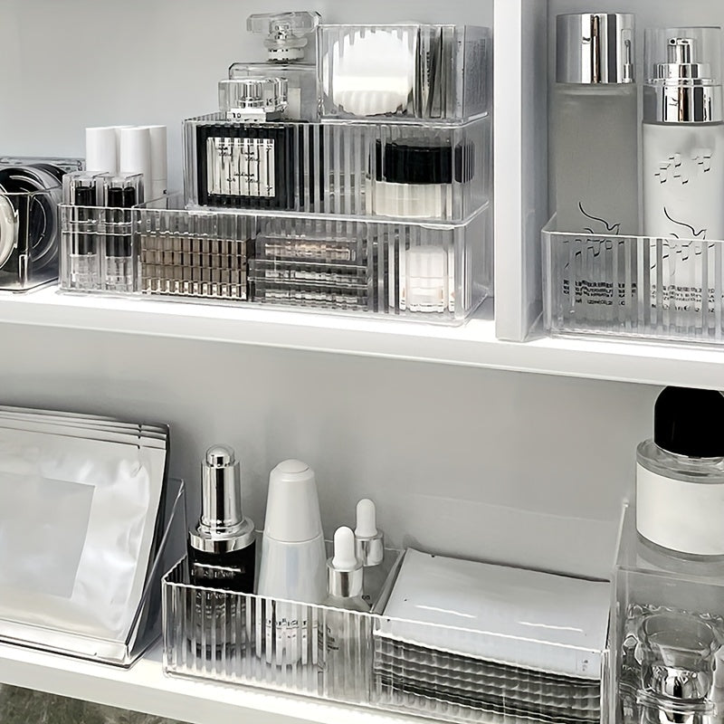 Drawer Organizer Set  Clear Acrylic Vanity Storage System - Product detail 4