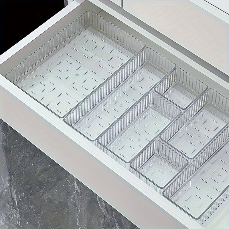 Drawer Organizer Set  Clear Acrylic Vanity Storage System - Detailed view