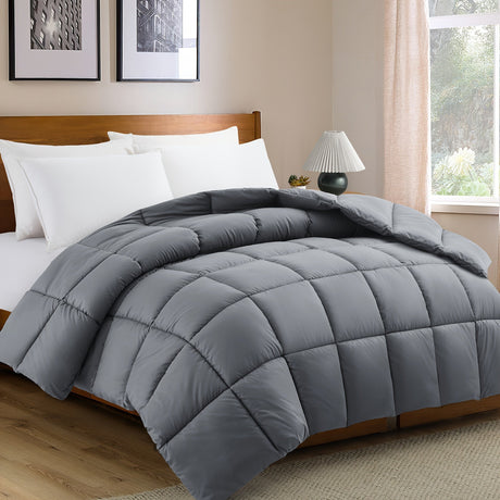 Lightweight Down Alternative Comforter  All-Season Square Quilted Design - Product detail 7