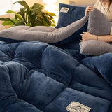 Plush Bedding Set  Quilted Winter Duvet Cover - Product detail 4