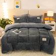 Plush Bedding Set  Quilted Winter Duvet Cover - Product detail 6