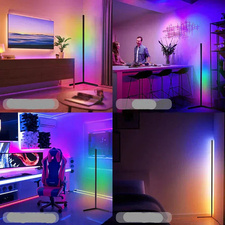 Smart LED Floor Lamp  Minimalist Aluminum Design - Product detail 6