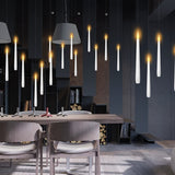 Floating LED Candles  Remote Control Hanging Light Set - Detailed view