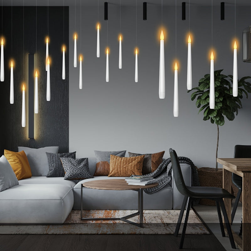 Floating LED Candles  Remote Control Hanging Light Set - Product example