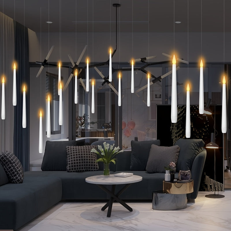 Floating LED Candles  Remote Control Hanging Light Set - Product detail 4