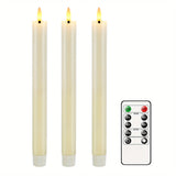 LED Taper Candles Set  Remote Control Flickering Flame Design - Product detail 5
