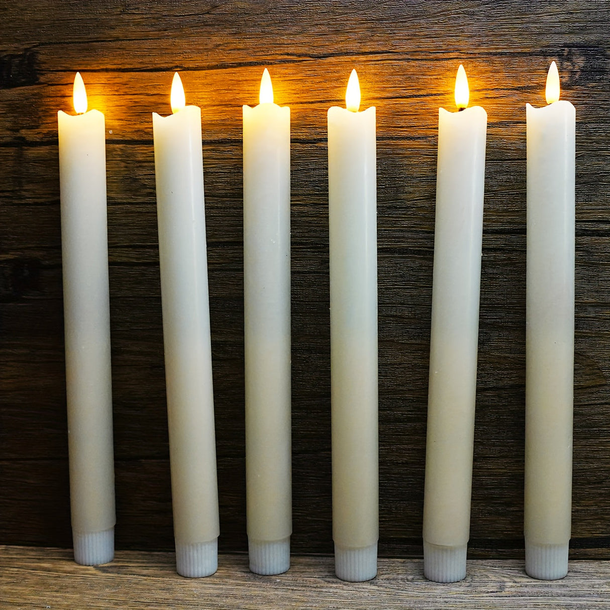 LED Taper Candles Set  Remote Control Flickering Flame Design - Product detail 4