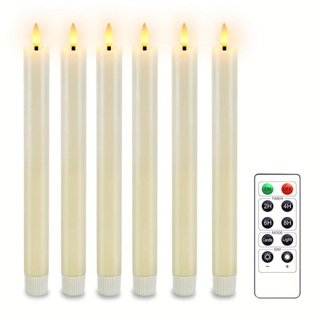 LED Taper Candles Set  Remote Control Flickering Flame Design - Product detail 9
