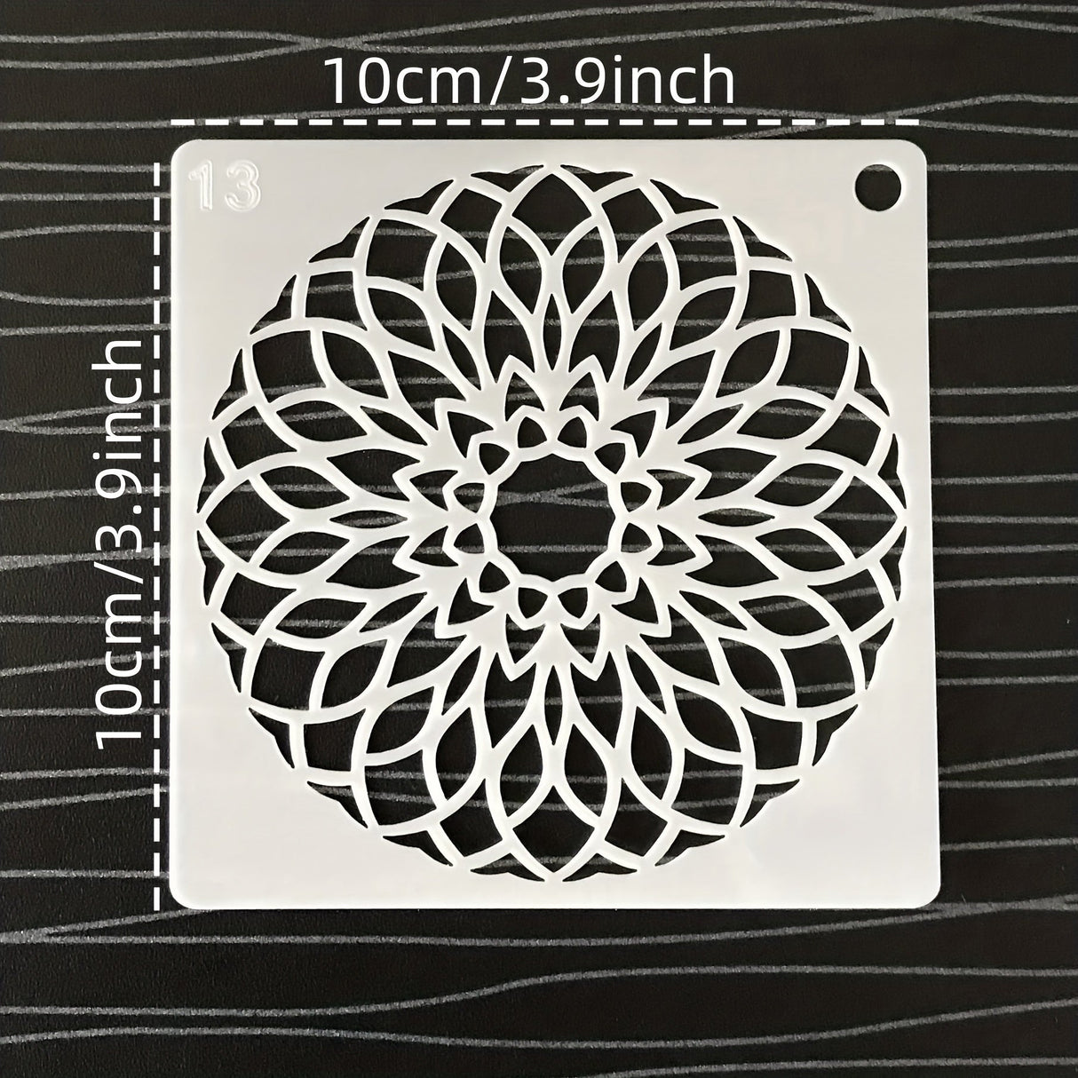 Mandala Art Stencils  48 Symmetrical Templates For DIY Crafts - Product detail 5