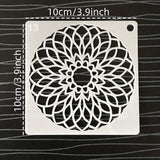 Mandala Art Stencils  48 Symmetrical Templates For DIY Crafts - Product detail 5