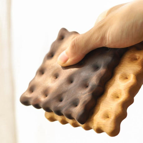 Wooden Table Coasters  Biscuit Pattern Design - Product detail 6