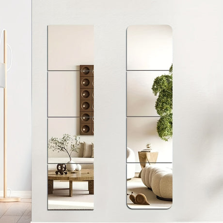 Modern Wall Mirror Set  Shatterproof Acrylic Panels - Product detail 6