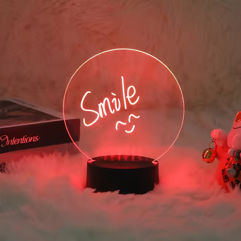 3D Night Light Lamp  16 Color LED Display - Detailed view