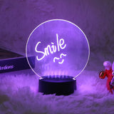 3D Night Light Lamp  16 Color LED Display - Product example